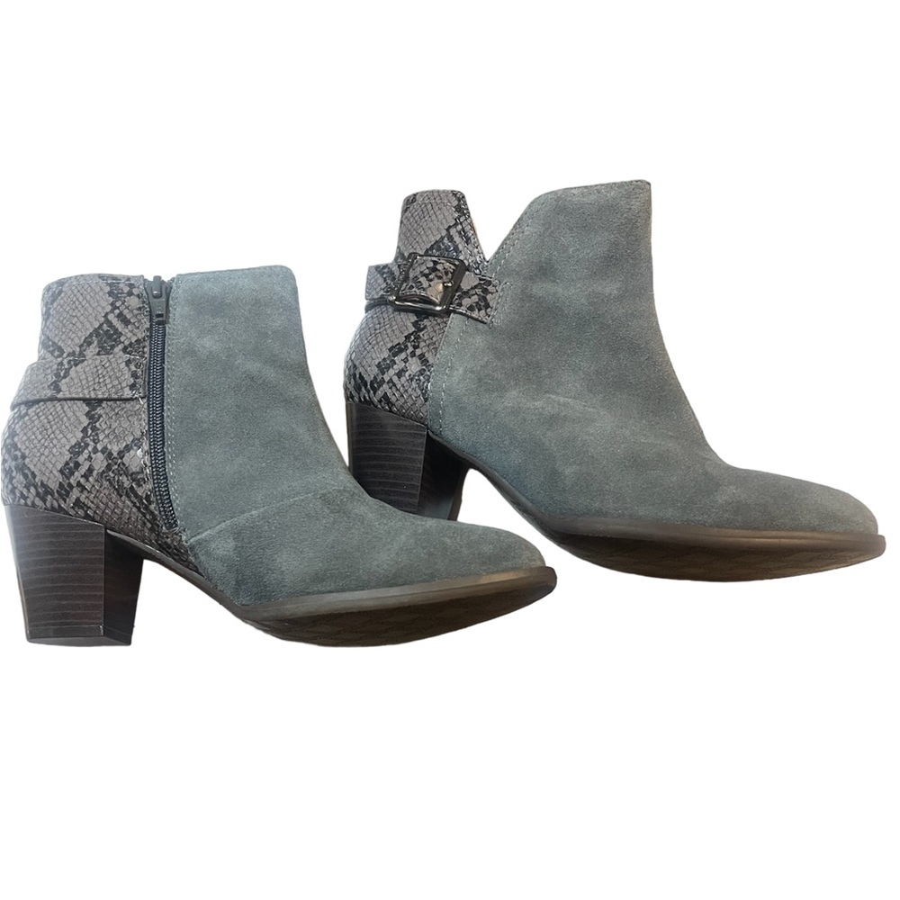 Vionic Naomi Python Grey Suede Ankle Boot Size 9 … - image 2